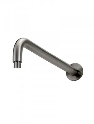 Meir | Shadow Round Wall Shower Curved Arm 400mm by Meir, a Shower Heads & Mixers for sale on Style Sourcebook
