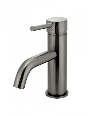 Meir | Shadow Round Basin Mixer Curved by Meir, a Bathroom Taps & Mixers for sale on Style Sourcebook