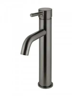 Meir | Shadow Round Tall Curved Basin Mixer by Meir, a Bathroom Taps & Mixers for sale on Style Sourcebook