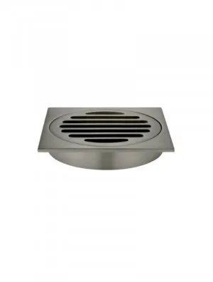 Meir | Shadow  Square Floor Grate Shower Drain 100mm outlet by Meir, a Showers for sale on Style Sourcebook