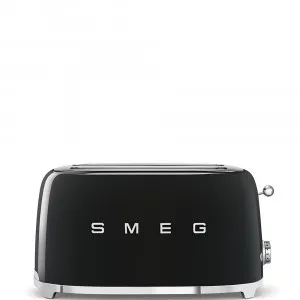 TOASTER 50's STYLE 4 SLICE BLACK by Smeg, a Small Kitchen Appliances for sale on Style Sourcebook