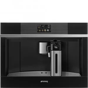 45cm Linea Built-in Coffee Machine - Black by Smeg, a Espresso Machines for sale on Style Sourcebook