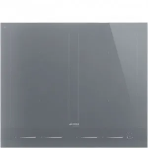 60cm Linea Silver Induction Cooktop by Smeg, a Cooktops for sale on Style Sourcebook