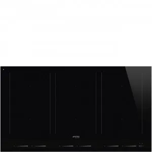 90cm Linea Black Induction Cooktop by Smeg, a Cooktops for sale on Style Sourcebook