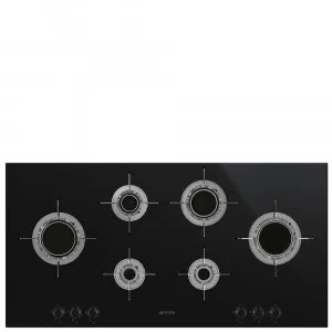 100cm Dolce Stil Novo Blade Flame Gas Cooktop by Smeg, a Cooktops for sale on Style Sourcebook