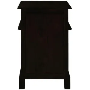 Tasmania Mahogany Timber Bedside Table, Right, Chocolate by Centrum Furniture, a Bedside Tables for sale on Style Sourcebook