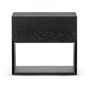 Watkin Wooden Bedside Table, Black by Conception Living, a Bedside Tables for sale on Style Sourcebook