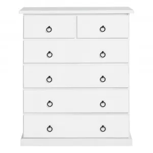 Coventry Tallboy White - 6 Drawer by James Lane, a Dressers & Chests of Drawers for sale on Style Sourcebook