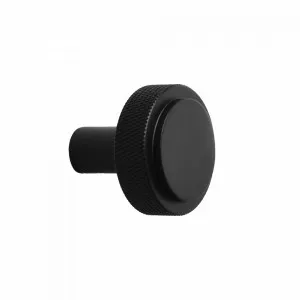 HEXI POLKA BLACK SOLID BRASS KNOB by Hardware Concepts, a Cabinet Hardware for sale on Style Sourcebook