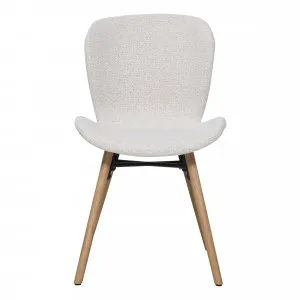 Batilda Dining Chair in Monza Cream / Oak Leg by OzDesignFurniture, a Dining Chairs for sale on Style Sourcebook