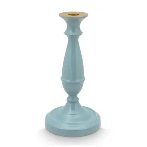 Pip Studio Enamelled Metal Candle Holder, Small, Light Blue by Pip Studio, a Candle Holders for sale on Style Sourcebook