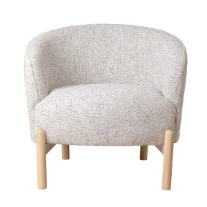 Octavia Armchair - Boucle Curl Coffee by Urban Road, a Chairs for sale on Style Sourcebook