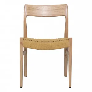 Moller Dining Chair in Rope Weave / Clear Lacquer by OZ Design, a Dining Chairs for sale on Style Sourcebook