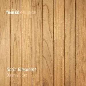 90VJ | Satin Blackbutt by Australian Timber Ceilings, a Interior Linings for sale on Style Sourcebook