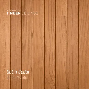 90VJ | Satin Cedar by Australian Timber Ceilings, a Interior Linings for sale on Style Sourcebook