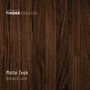 90VJ | Matte Teak by Australian Timber Ceilings, a Interior Linings for sale on Style Sourcebook
