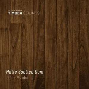90VJ | Matte Spotted Gum by Australian Timber Ceilings, a Interior Linings for sale on Style Sourcebook