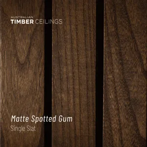 Single Slat | Matte Spotted Gum by Australian Timber Ceilings, a Interior Linings for sale on Style Sourcebook