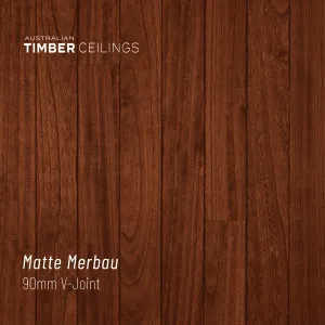 90VJ | Matte Merbau by Australian Timber Ceilings, a Interior Linings for sale on Style Sourcebook