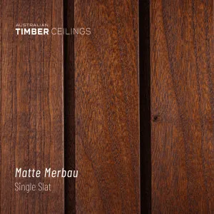 Single Slat | Matte Marbau by Australian Timber Ceilings, a Interior Linings for sale on Style Sourcebook
