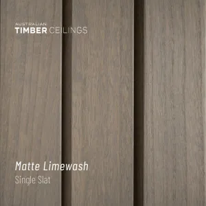 Single Slat | Matte Limewash by Australian Timber Ceilings, a Interior Linings for sale on Style Sourcebook