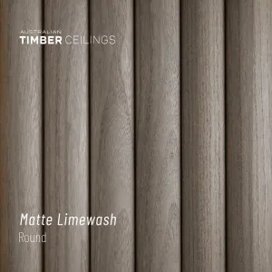 Round | Matte Limewash by Australian Timber Ceilings, a Interior Linings for sale on Style Sourcebook