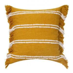 Hana Cotton Scatter Cushion, Mustard by j.elliot HOME, a Cushions, Decorative Pillows for sale on Style Sourcebook