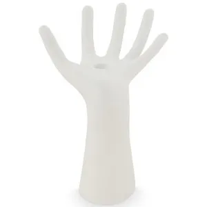 VTWonen Ecomix Paper Mache Hand Candle Holder, Large, Matt White by vtwonen, a Candle Holders for sale on Style Sourcebook