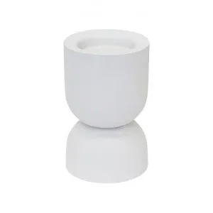 Amira Metal Candle Holder, Large, White by j.elliot HOME, a Candle Holders for sale on Style Sourcebook