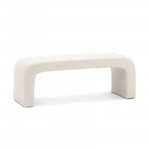 Harper Arch 120cm Bench Seat, Cream Boucle by L3 Home, a Benches for sale on Style Sourcebook