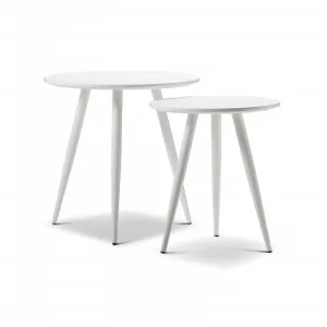 Komma Nested Side Tables, White by L3 Home, a Side Table for sale on Style Sourcebook