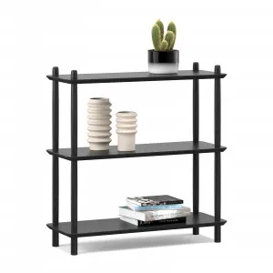 Rakk Low Bookshelf, Black Oak by L3 Home, a Bookshelves for sale on Style Sourcebook