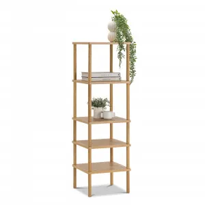 Rakie Tall Shelving Unit, Natural Oak by L3 Home, a Bookshelves for sale on Style Sourcebook