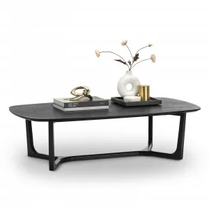 Span Ashwood Oval Coffee Table, Black by L3 Home, a Coffee Table for sale on Style Sourcebook
