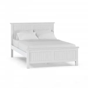 Snow Double Bed Frame, White by L3 Home, a Beds & Bed Frames for sale on Style Sourcebook