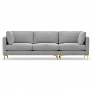 Alex 3.5 Seater Sectional Sofa, Dove Grey by L3 Home, a Chairs for sale on Style Sourcebook