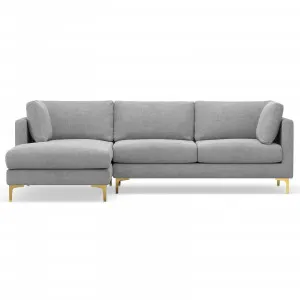 Alex Sectional Sofa with Left Hand Chaise, Dove Grey by L3 Home, a Sofas for sale on Style Sourcebook