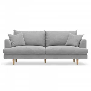 Byron 3 Seater Sofa, Dove Grey by L3 Home, a Sofas for sale on Style Sourcebook