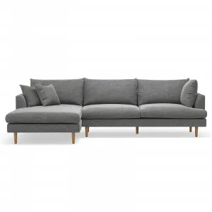Byron Modular Sofa with Left Hand Chaise, Anthracite Charcoal by L3 Home, a Sofas for sale on Style Sourcebook