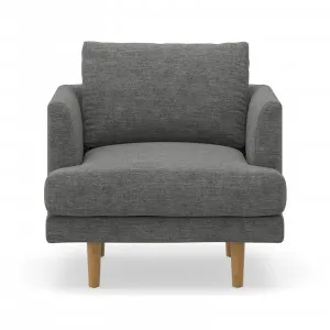 Jaspa Sofa Armchair, Anthracite Charcoal by L3 Home, a Chairs for sale on Style Sourcebook