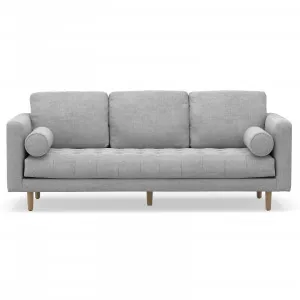 Kirra 3 Seater Sofa, Dove Grey by L3 Home, a Sofas for sale on Style Sourcebook