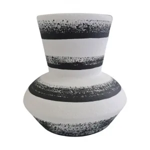 Paradox Ceramic Black Brushed Vase, Small by Paradox, a Vases & Jars for sale on Style Sourcebook