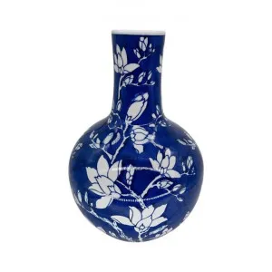 Magnolia Watercolour Porcelain Flask Vase by Florabelle, a Vases & Jars for sale on Style Sourcebook
