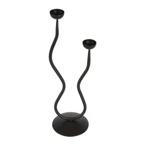 Kemp Metal Double Candle Holder by Emac & Lawton, a Candle Holders for sale on Style Sourcebook