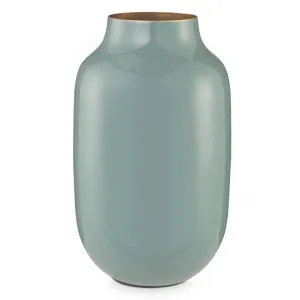 Pip Studio Lillo Metal Vase, Large, Blue by Pip Studio, a Vases & Jars for sale on Style Sourcebook