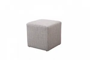 Justine' Upholstered  Cube Ottoman by Style My Home, a Ottomans for sale on Style Sourcebook