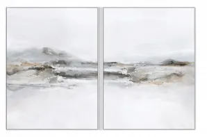 Rockpool' Two Piece Canvas in White Frame by Style My Home, a Painted Canvases for sale on Style Sourcebook