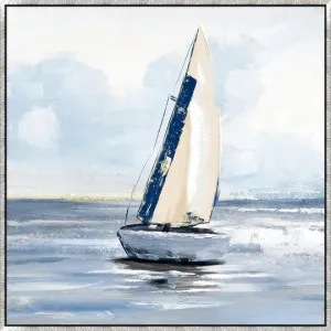 Sailing Day 1' Decorative Canvas in Frame by Style My Home, a Painted Canvases for sale on Style Sourcebook