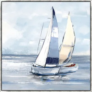 Sailing Day 2' Decorative Canvas in Frame by Style My Home, a Painted Canvases for sale on Style Sourcebook