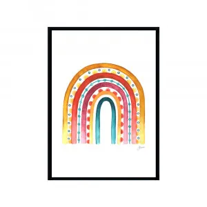 Rainbow Warrior in White Fine Art Print | FRAMED Black Boxed Frame A3 (29.7cm x 42cm) by Luxe Mirrors, a Artwork & Wall Decor for sale on Style Sourcebook